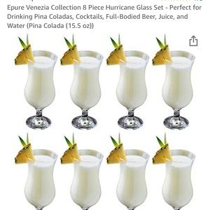 12 hurricane glasses never opened never used